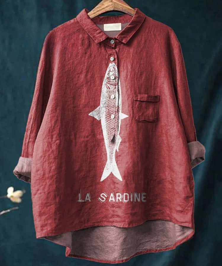 Chemise Élégante à Motif Adèle