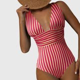 Maillot Rayé Écru Clémentine