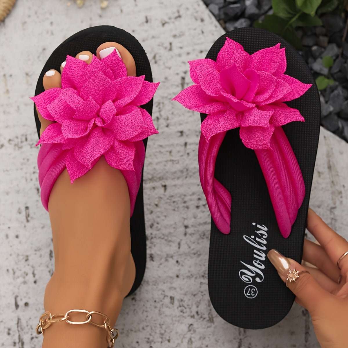 Sandales Fleur Élégante Livia