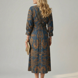 Robe Midi Portefeuille Lune