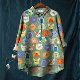 Chemise Élégante à Motif Élora