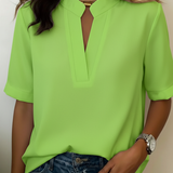 Blouse Chic à Col en V Margaux