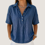 Blouse avec Col et Détails Boutonnés Willow