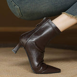 Bottines à Talon Élégant