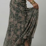 Robe Midi Décontractée à Épaules Dénudées Carine