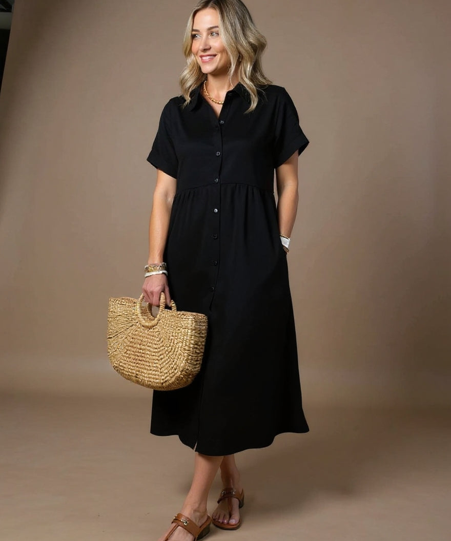 Robe Rayée Élégante Claire