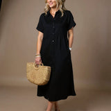 Robe Rayée Élégante Claire