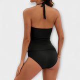 Maillot Kaki à Anneaux Dorés Louise