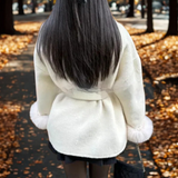 Manteau Effet Fourrure