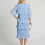 Robe Midi à Volants Margaux