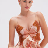 Robe Maxi Papillon Signature