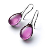 Boucles d'oreilles en cristal doré et argenté