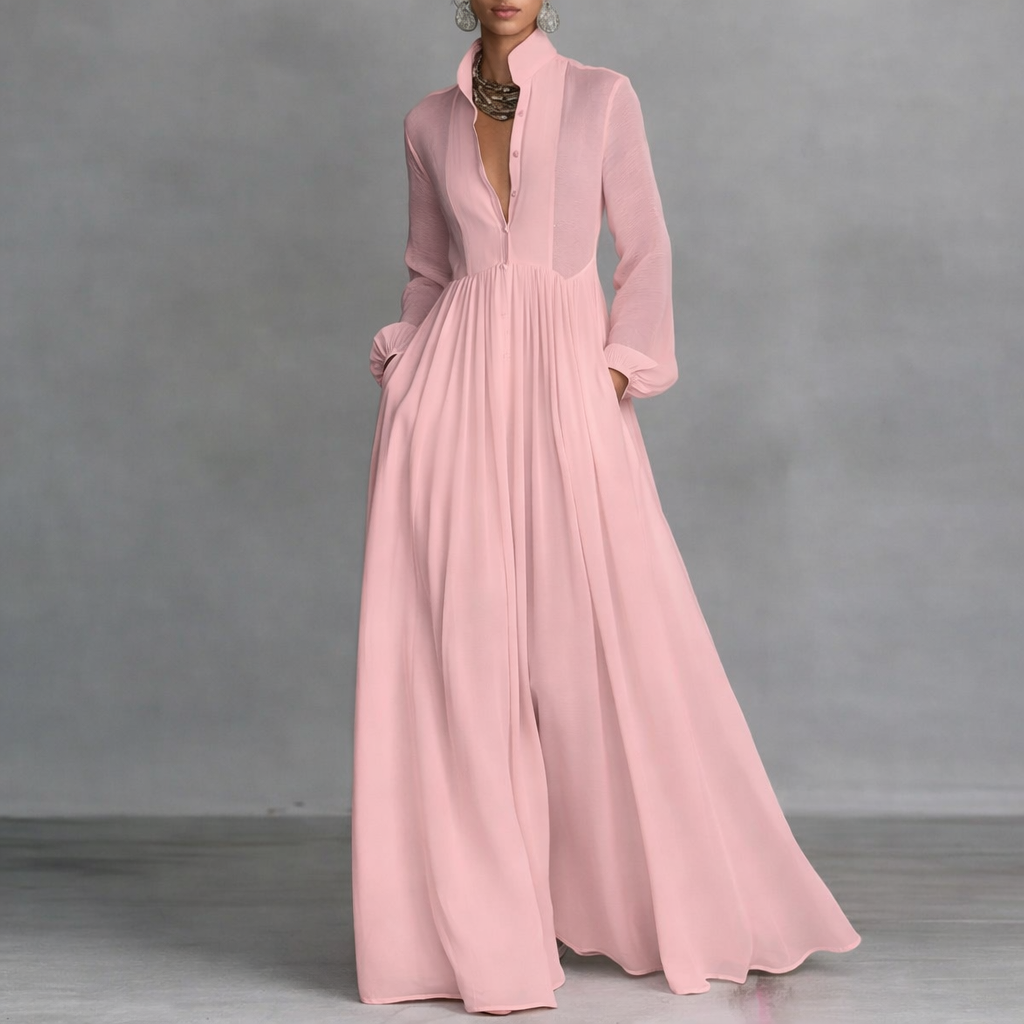 Robe Longue Fluide Élégante Mathilde