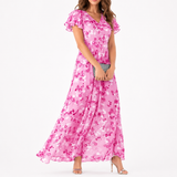 Robe Longue Fleurie Élina