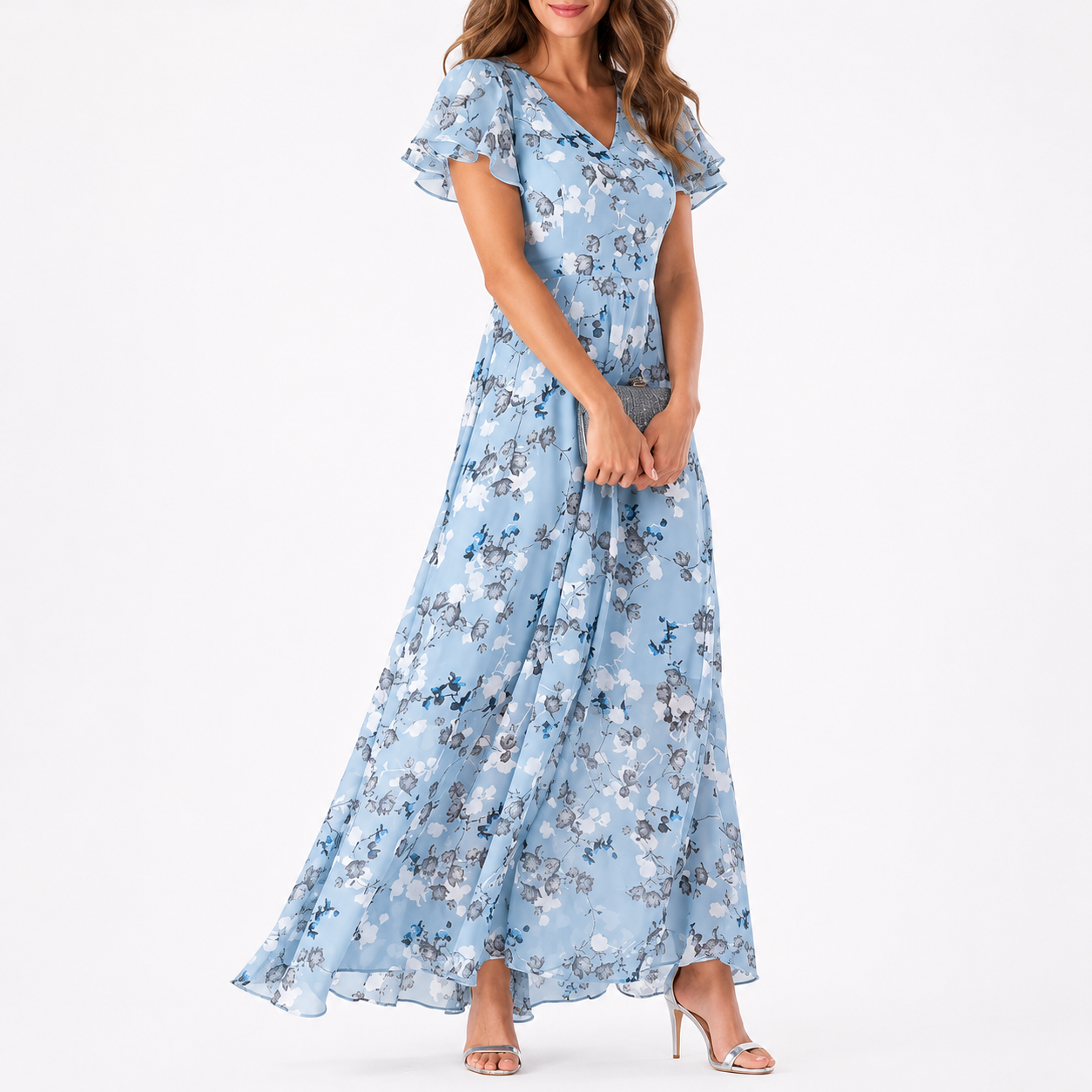 Robe Longue Fleurie Élina