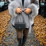 Manteau Effet Fourrure