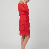 Robe Superposée Épurée Longueur Genou Lila