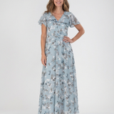 Robe Maxi en Mousseline Florale Isaure