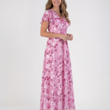 Robe Maxi en Mousseline Florale Ismérie
