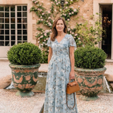 Robe Maxi en Mousseline Florale Ismérie
