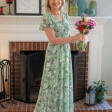 Robe Maxi en Mousseline Florale Isaure