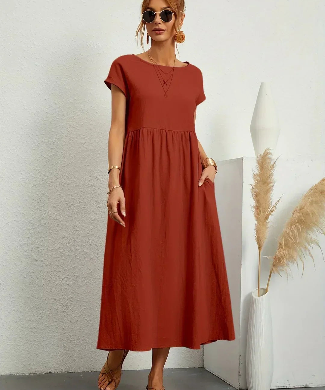 Robe Élégante Satinée