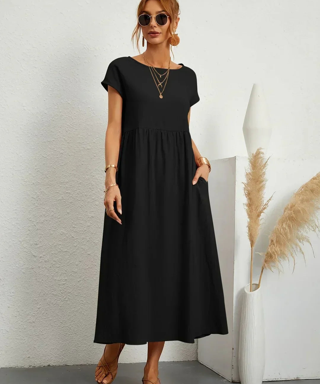 Robe Élégante Satinée