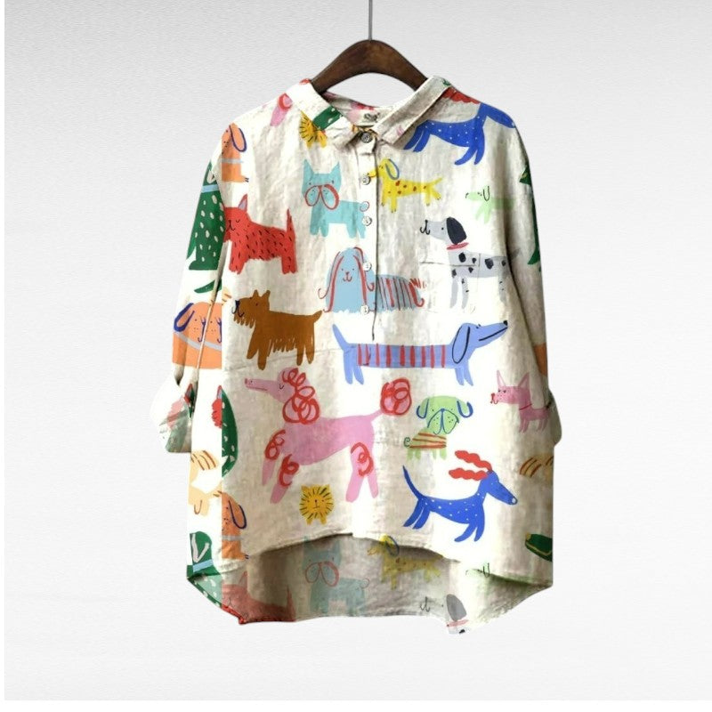 Chemise Élégante à Motif Émilie
