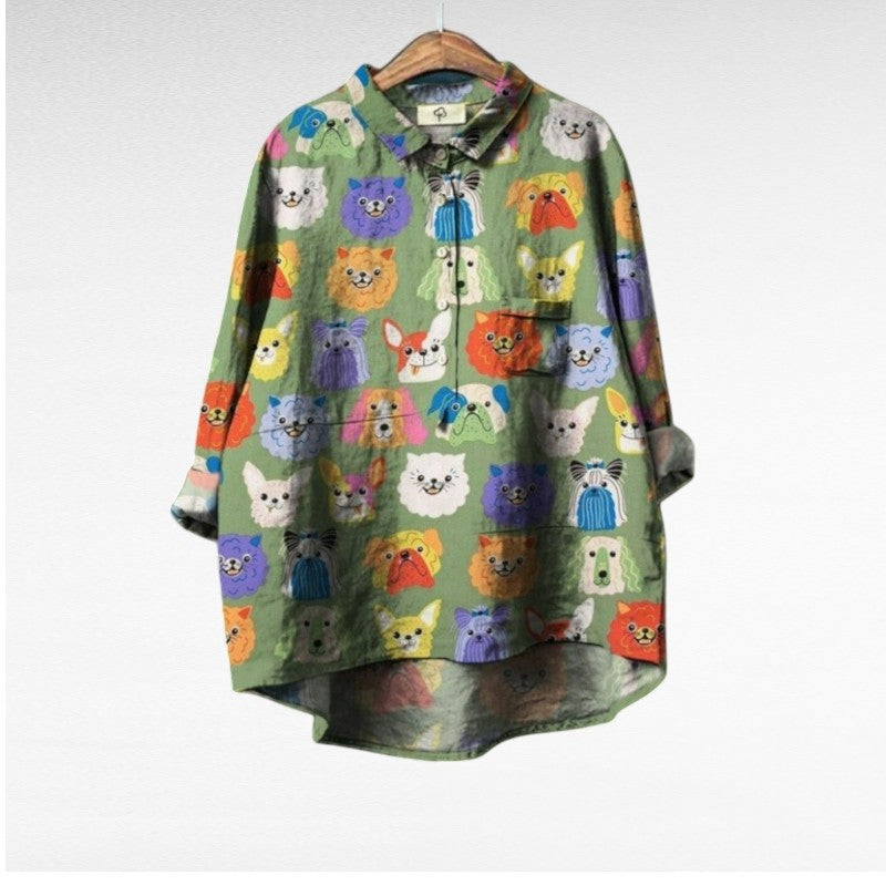 Chemise Élégante à Motif Émilie