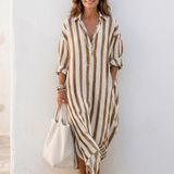 Robe Chemise Longue Rayée Ninon