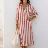 Robe Chemise Longue Rayée Ninon