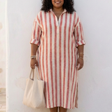 Robe Chemise Longue Rayée Ninon