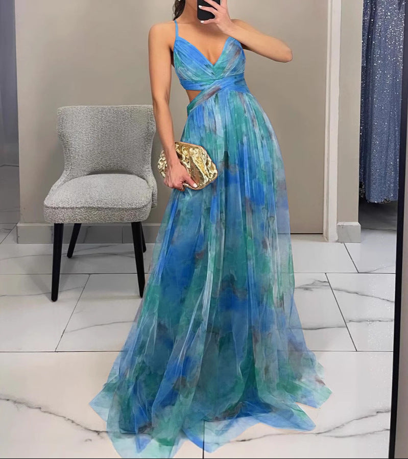 Robe Maxi Élégance Florale