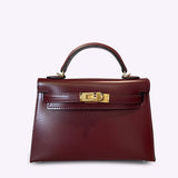 Mini sac bordeaux