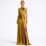 Robe Maxi Éclat Doré