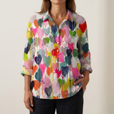 Chemise Élégante à Motif Lucie