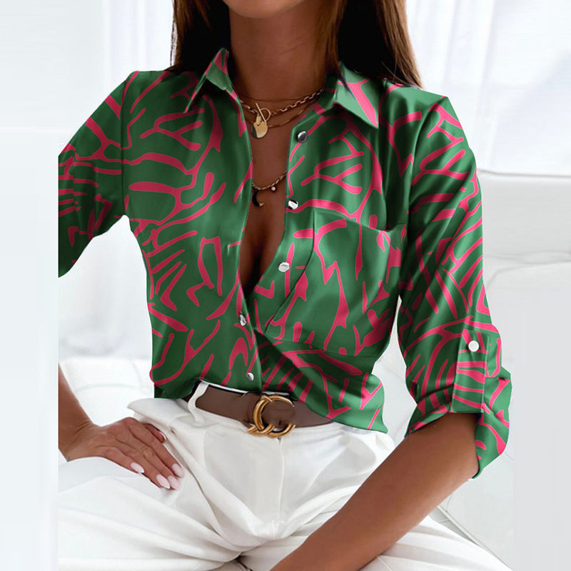 Blouse Élégante avec Col Emmy