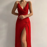 Robe Élégante Fendue Victorine