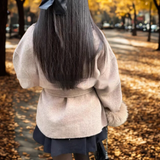 Manteau Effet Fourrure