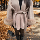 Manteau Effet Fourrure