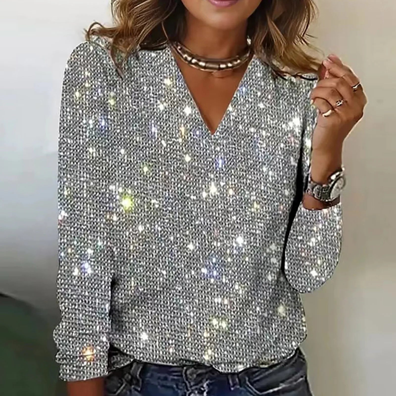 Chemise de Fête à Manches Longues Freya