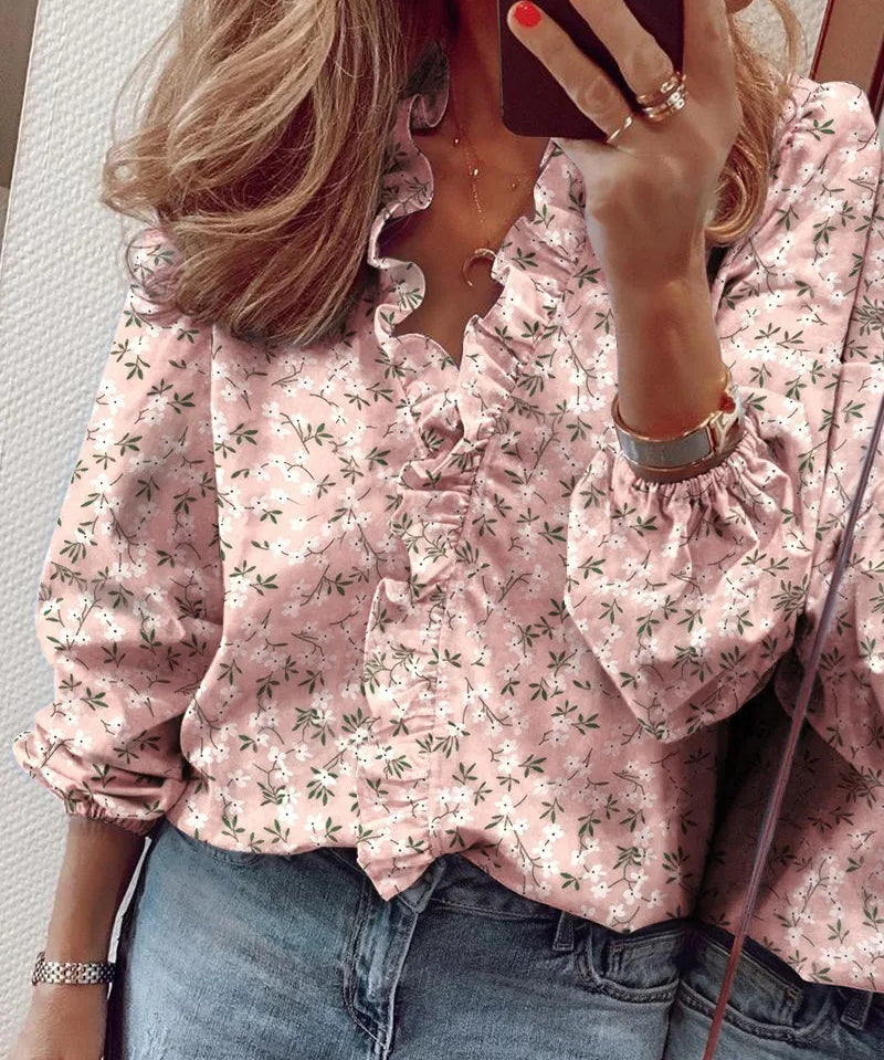 Blouse Élégante à Manches Longues Maren