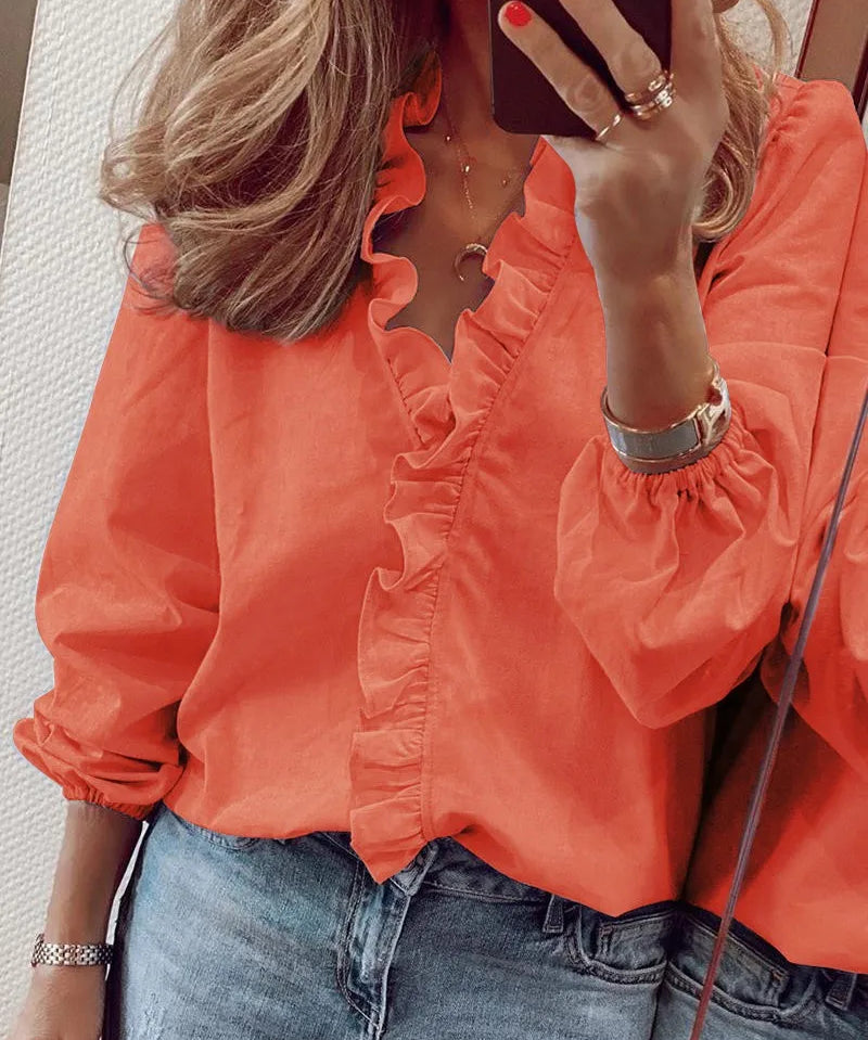 Blouse Élégante à Manches Longues Maren