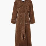 Trench Chic Effet Daim