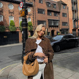 Trench Chic Effet Daim