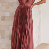 Robe Élégante Plissée
