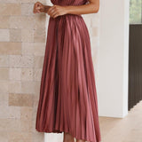 Robe Élégante Plissée
