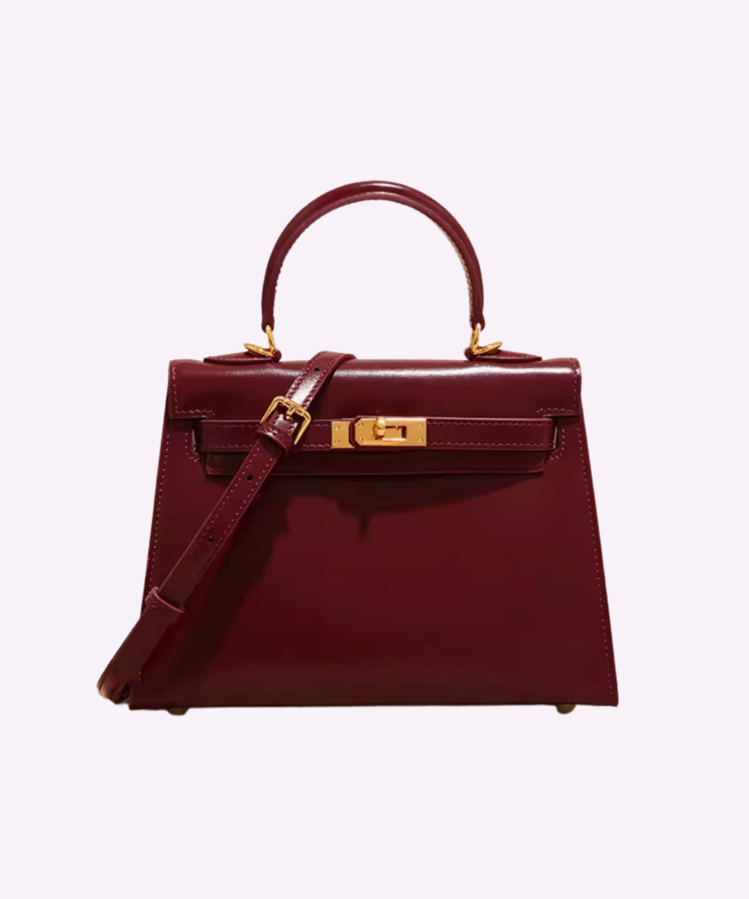 Mini sac bordeaux