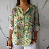 Blouse Fleurie Élégante Marie