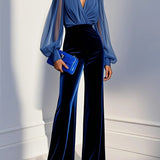 Ensemble Élégant en Velours Camille